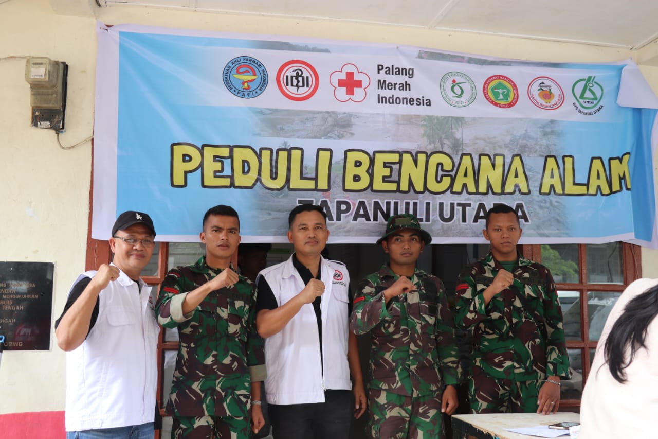 Kabupaten Tapanuli Utara - Bantuan Logistik, obat2an dan kgtn trauma healing sekaligus posko kesehatan IDI