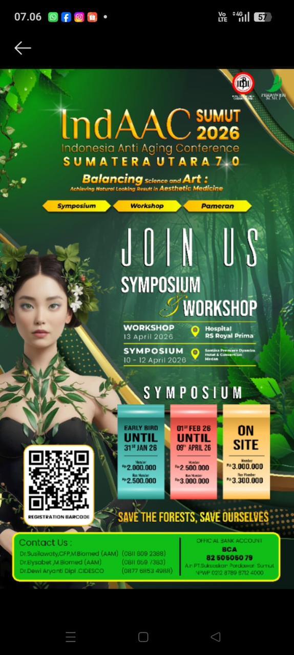 Pembukaan IndAAC Sumut 2026, Hotel Santika Diandra Medan, 10 April 2026