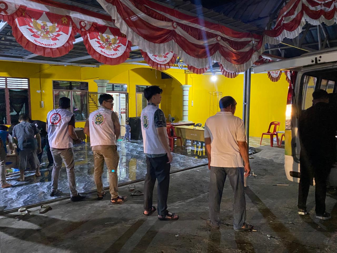 Sibolga - Posko Kesehatan, bantuan logistik, 1000 pcs pakaian baru, perlengkapan mandi