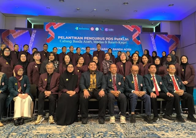 Selamat dan sukses atas Pelantikan Pengurus Perhimpunan Dokter Spesialis Patologi Klinik dan Kedokteran Laboratorium Indonesia (PDS PatKLIn) Cabang Medan Masa Bakti 2025–2028